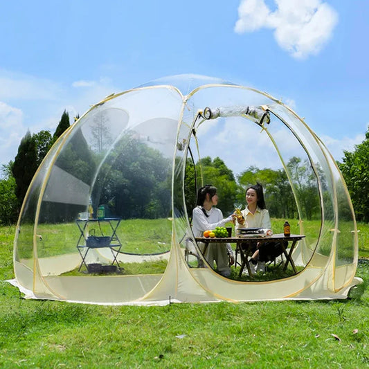 Outdoor Dome Starry Sky Tent – Transparent Camping for Stargazing image 1