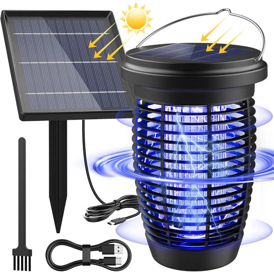 Solar Bug Zapper 2-in-1: Ultimate Mosquito Killer Lamp image 6
