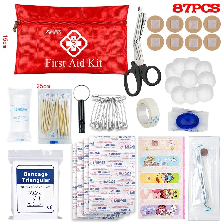 First Aid Kit 26-330 Piece All-Purpose Tactical Emergency Kit image 4