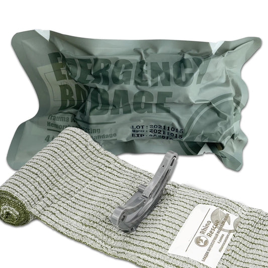 RHINO RESCUE 4/6" Israeli Style Emergency Bandage – Tactical First Aid Essential image 6