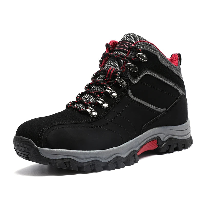 Rugged and Reliable: Men's High Top Outdoor Hiking Boots image