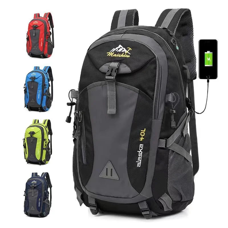 Anti-theft Waterproof Mountaineering Backpack for Outdoor Adventures image 0