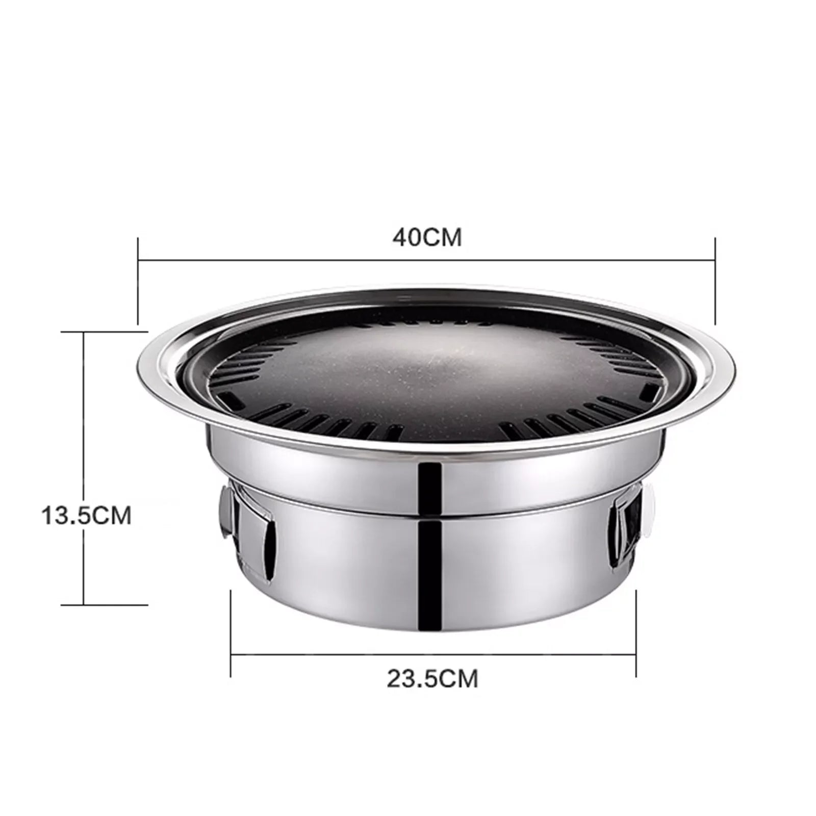 Japanese / Korean Style Stainless Steel Hibachi BBQ Grill – Portable and Versatile image 3