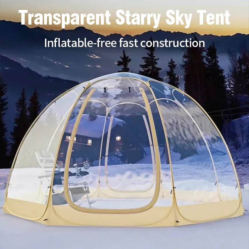 Outdoor Dome Starry Sky Tent – Transparent Camping for Stargazing image 2