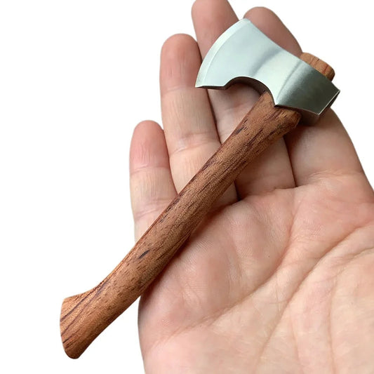 Stainless Steel Mini Mountain Axe – Compact Outdoor Camping Knife image 0