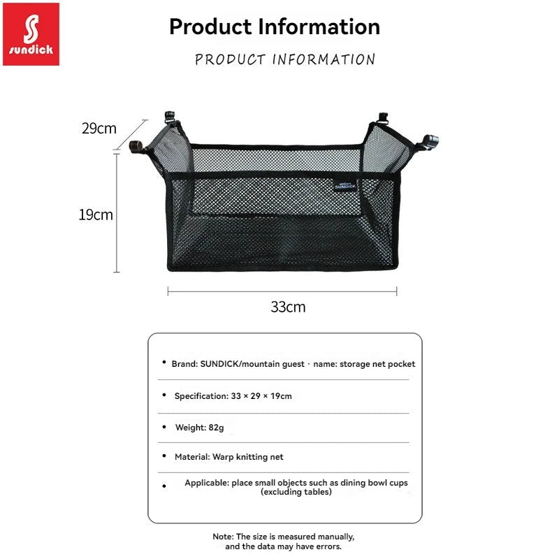 SINDICK Outdoor Folding Table with Storage Net Bag – Perfect for Camping &amp; Picnics image 5