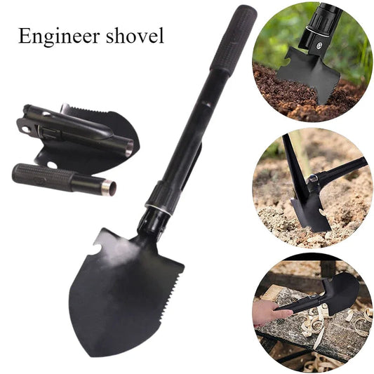 1PC Engineer Shovel – Multifunctional Outdoor Tool for Adventure Enthusiasts image 0