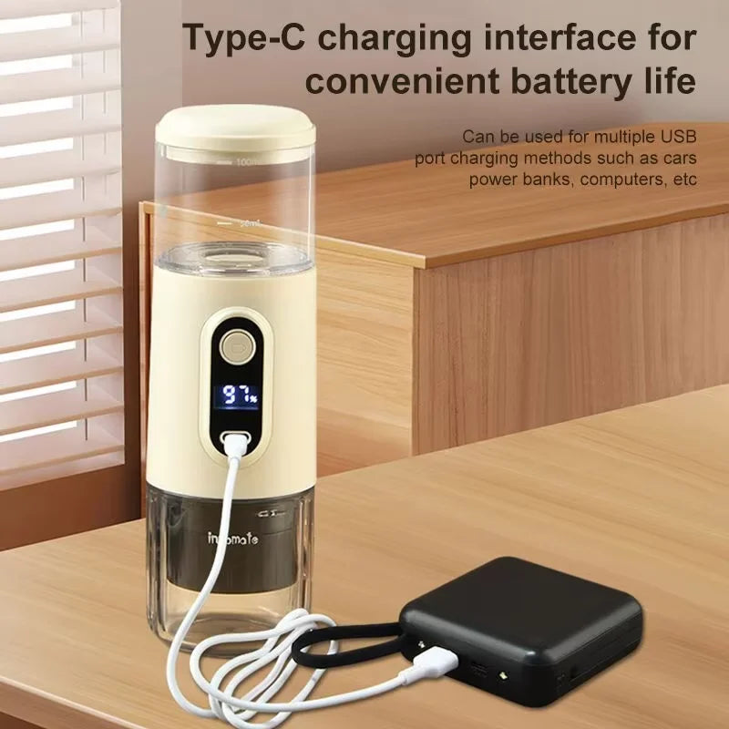 Wireless Electric Portable Espresso Coffee Machine – 3-in-1 Travel Coffee Maker image 4