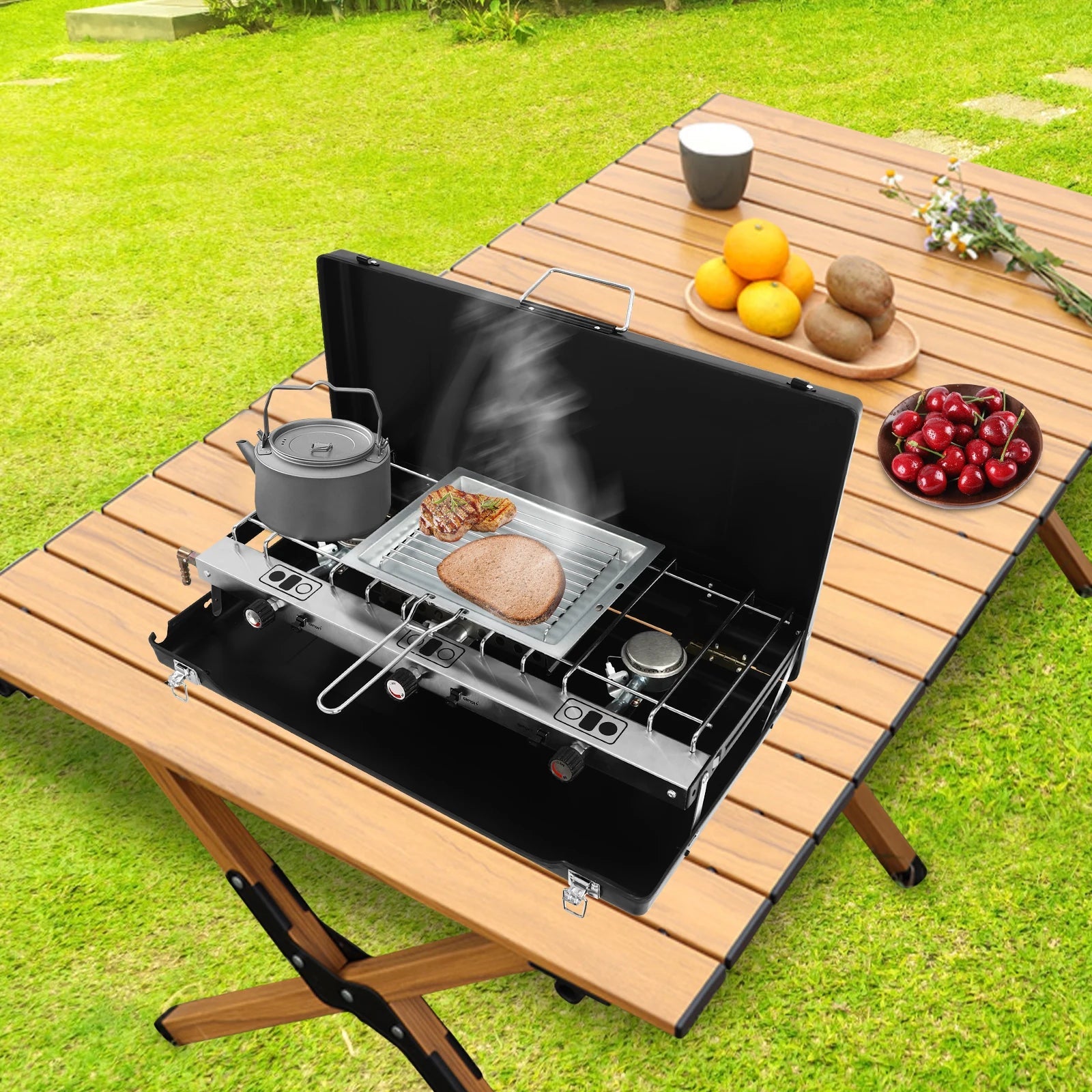 Durable Campfire Grill – Perfect for Outdoor Cooking Adventures image 3