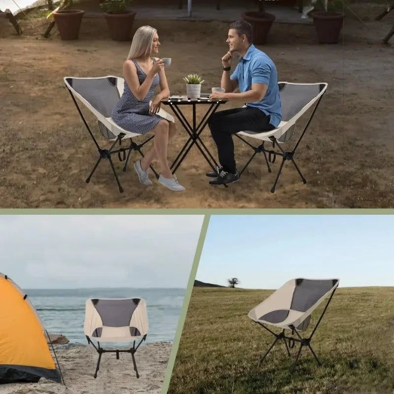 Ultralight Portable Folding Moon Chair – Ideal for Outdoor Adventures image 4