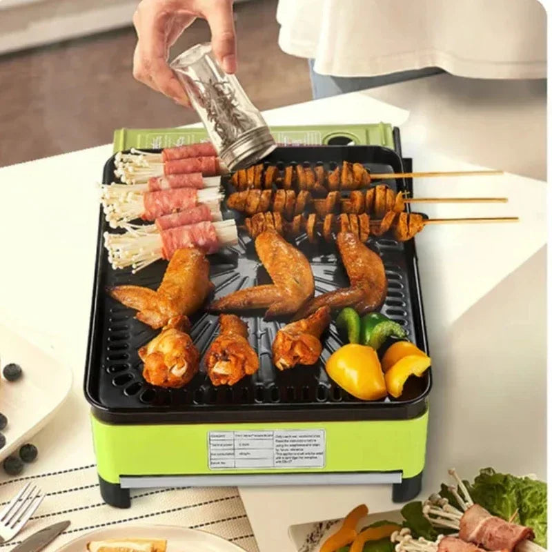 Portable Barbecue Stove – Smokeless Grill &amp; Dual-Purpose Gas Oven image 2