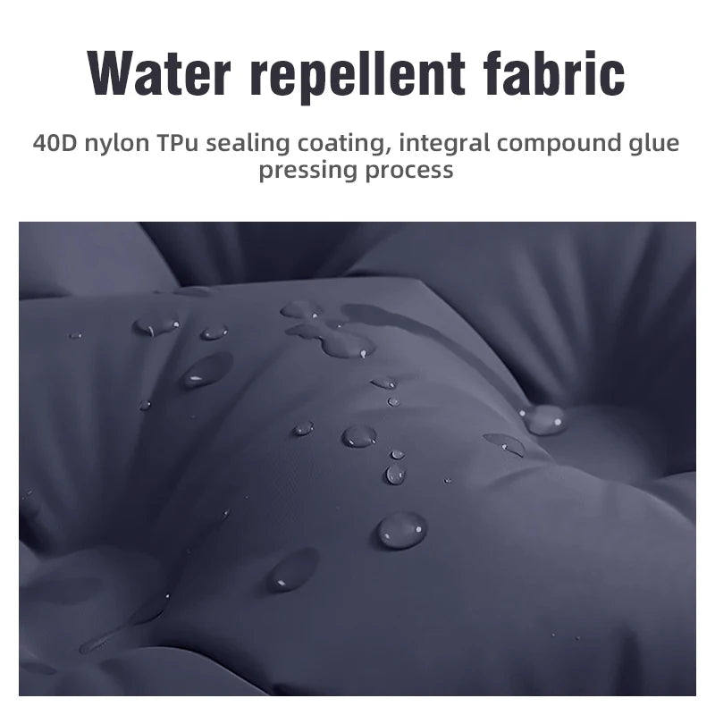 PACOONE Outdoor Camping Double Inflatable Mattress image 2