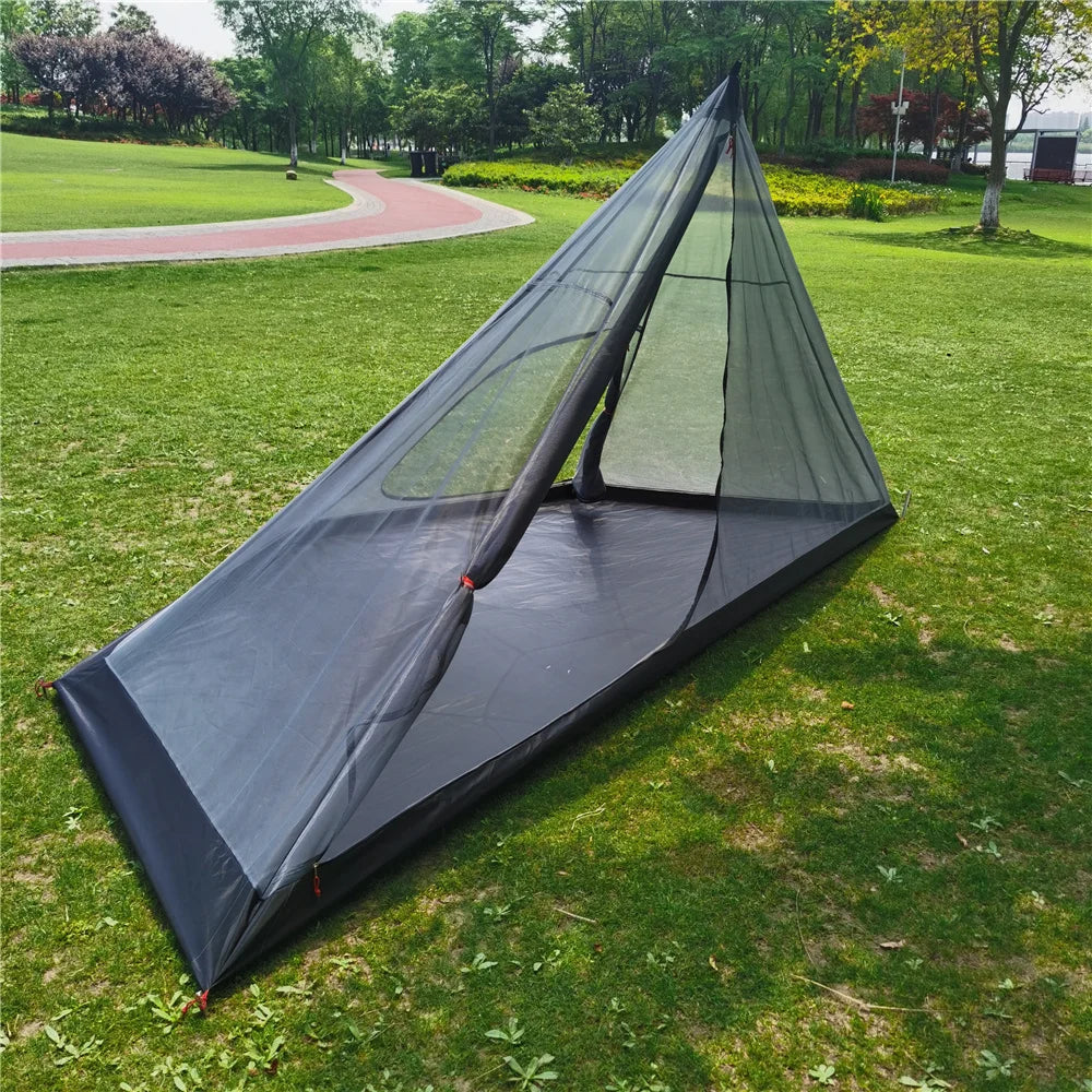 Ultralight Pyramid Tent's Inner Mesh Tent – Portable Summer Camping Companion image 2