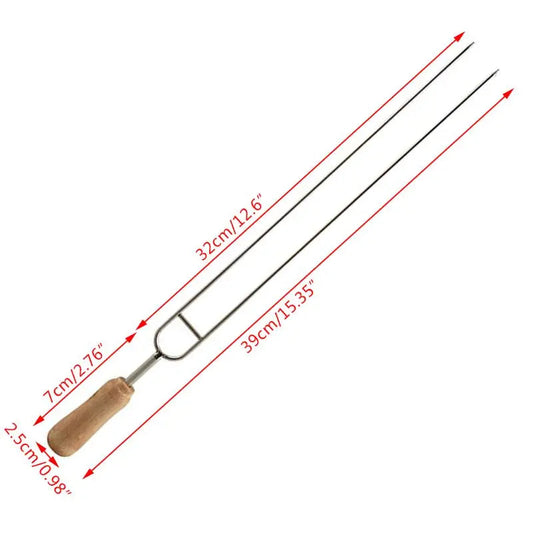 Stainless Steel U-Shaped BBQ Skewers – Perfect for Grilling Enthusiasts image 1