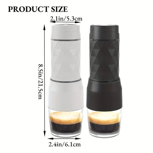3 In1 Portable Coffee Machine: Espresso, Hot &amp; Cold Brew Anywhere! image 1