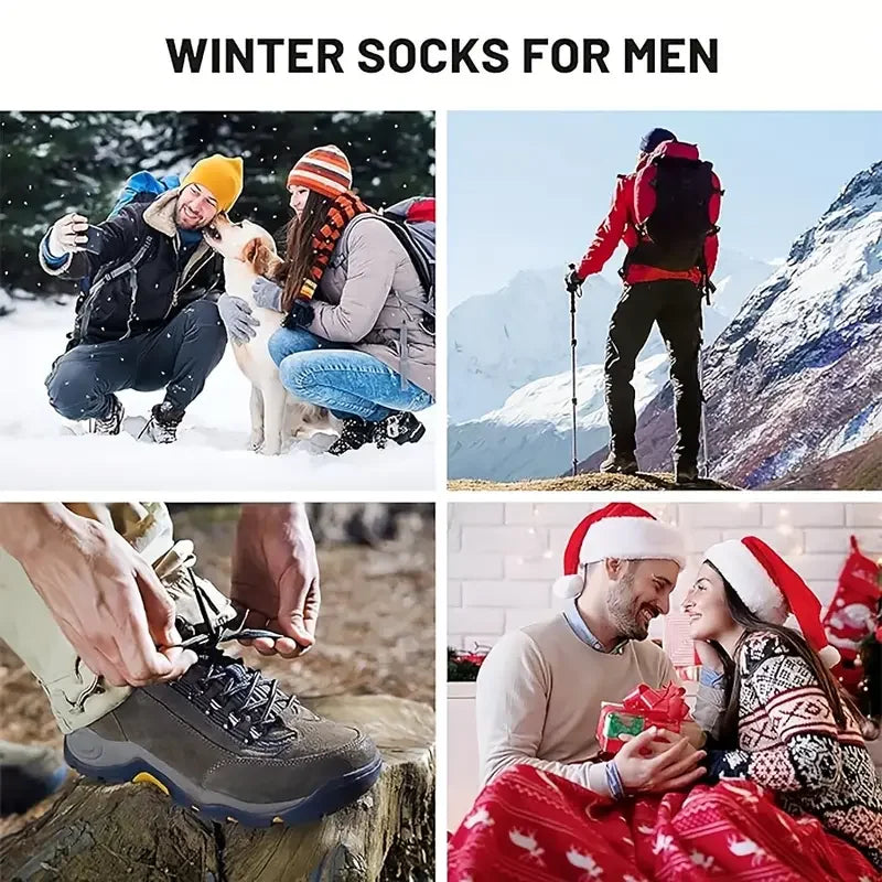 Ultimate Comfort and Warmth: Merino Wool Hiking Socks for Men image 5