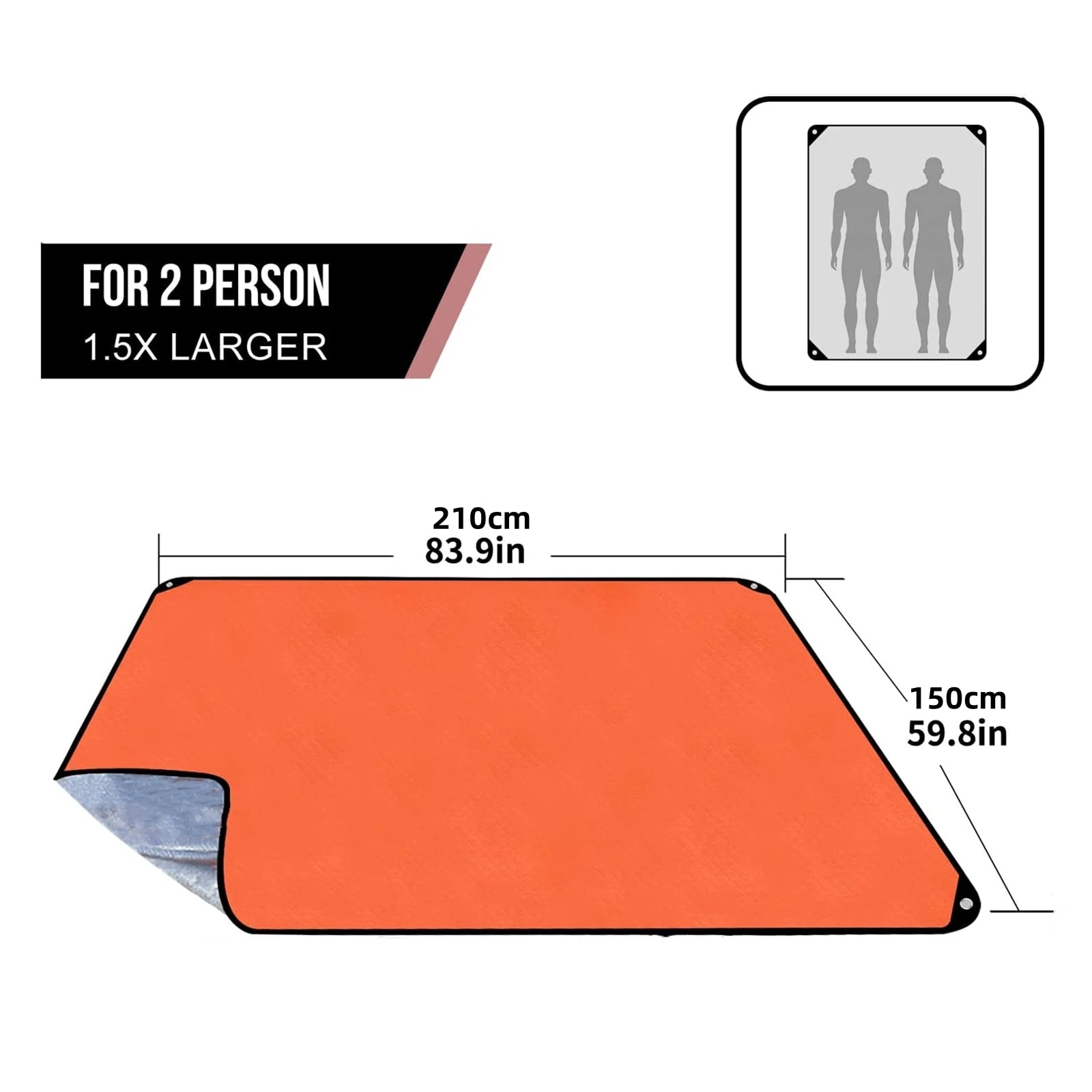Heavy Duty Survival Blanket – Essential for Any Outdoor Adventure image 2