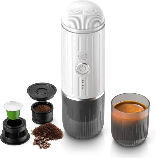 IKAPE Espresso Portable Coffee Machine – 2-in-1 Capsule Espresso Maker image 0