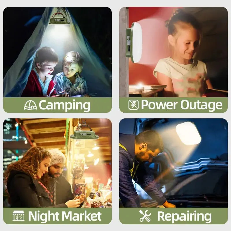 Rechargeable LED Camping Lantern – Versatile Outdoor &amp; Emergency Light image 4