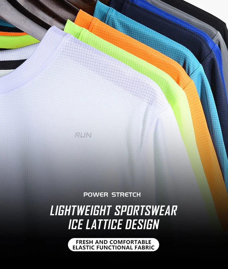 High Quality Polyester Men's Quick Dry Running T-Shirt – Perfect for Fitness and Training image 4