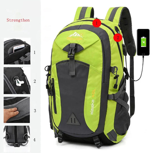 Anti-theft Waterproof Mountaineering Backpack for Outdoor Adventures image 9
