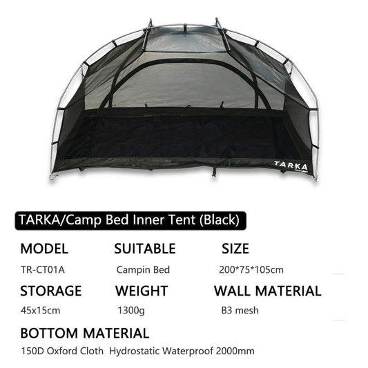 TARKA Camping Bed Tent – Inner Mesh Tent for Insect-Free Summer Adventures image 3