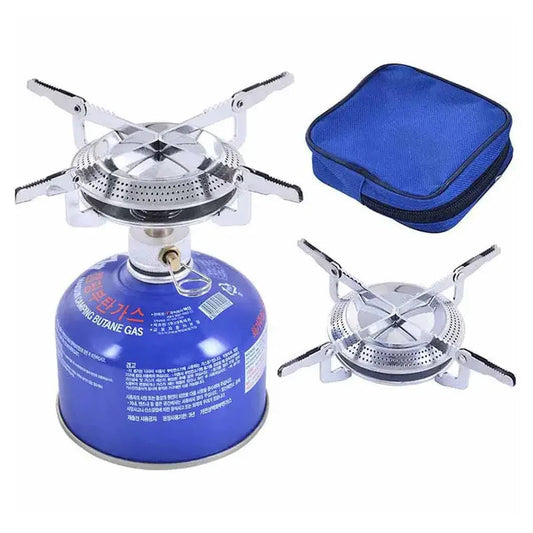 Windproof Camping Gas Stove – Portable and Foldable for Outdoor Adventures image 0