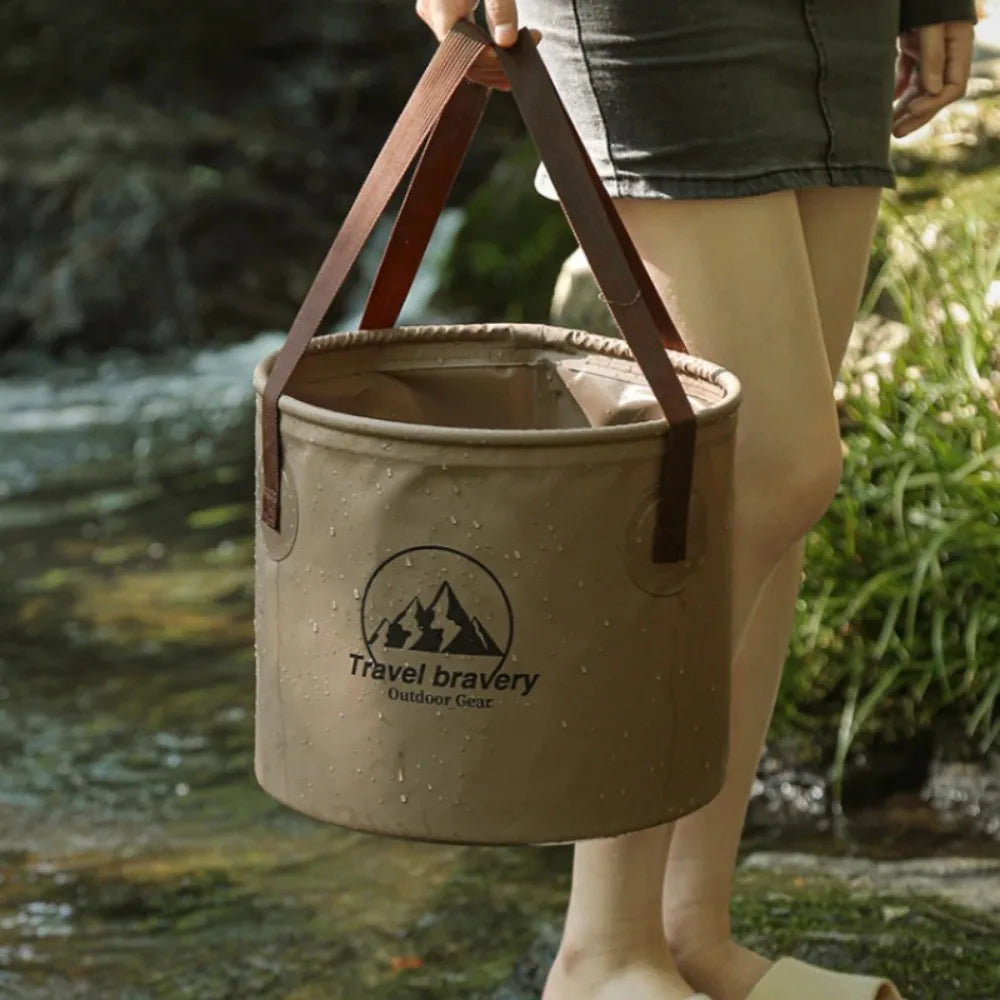 Portable Foldable Buckets – Versatile Water Containers for Outdoor Adventures image 3