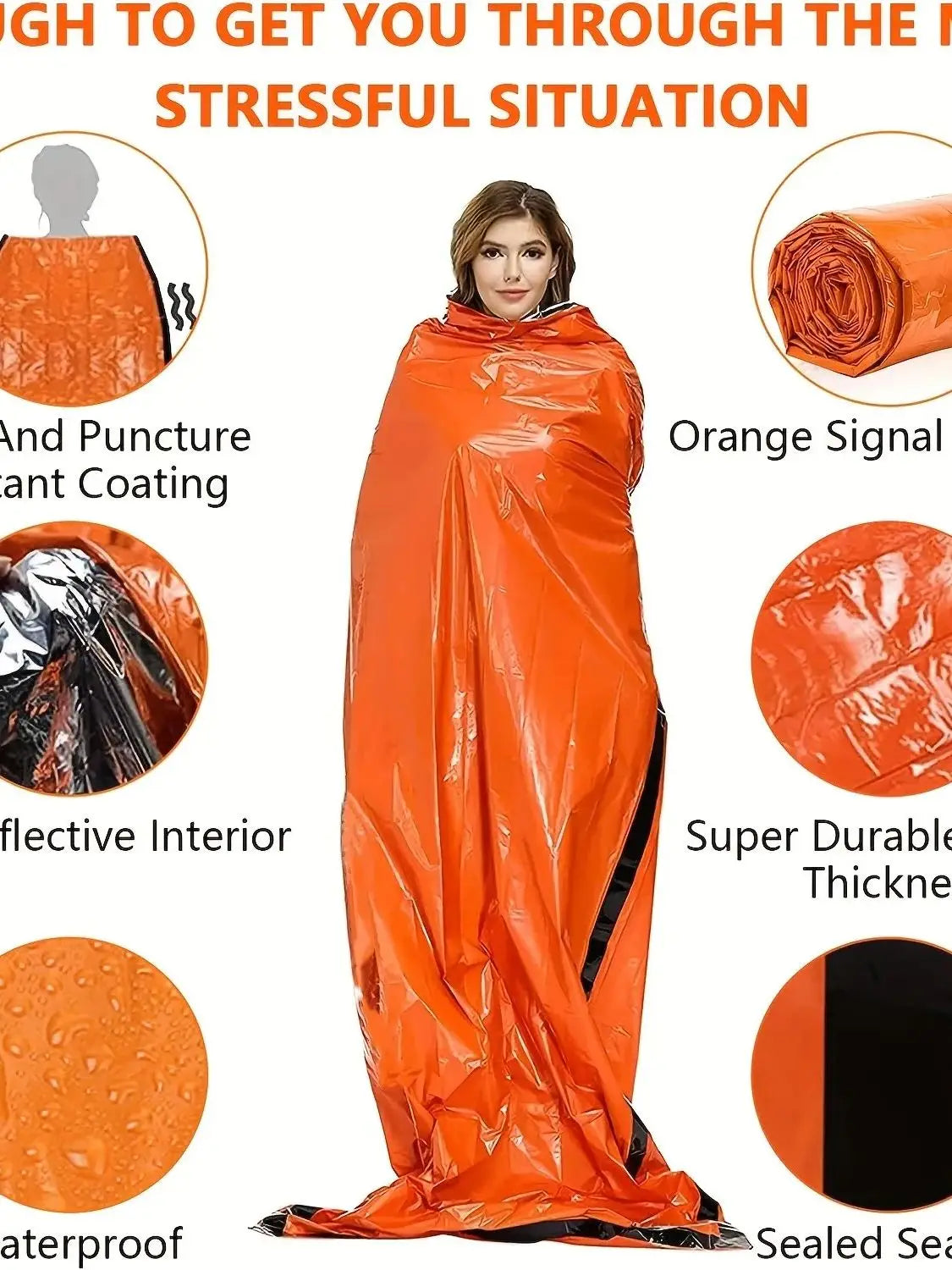 2 Person Emergency Shelter Bivy Survival Tent Kit – Essential Outdoor Gear image 1