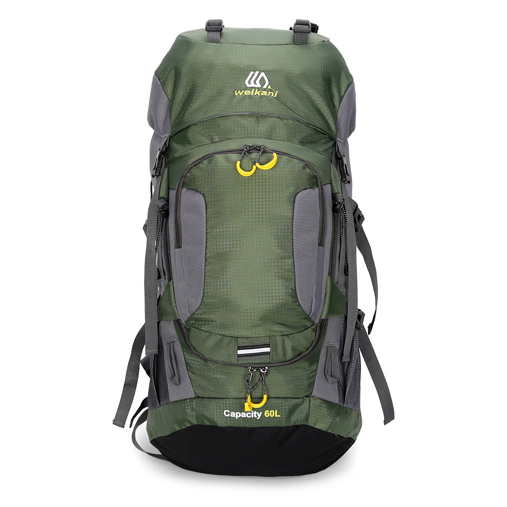 LIXADA 60L Waterproof Hiking Backpack – Versatile Outdoor Adventure Gear - Green color image