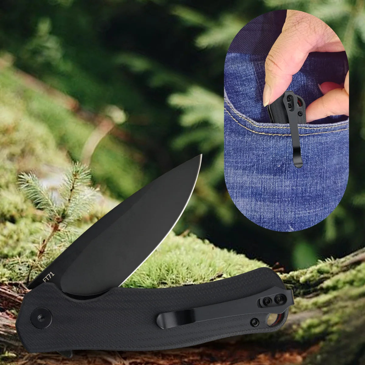 FREETIGER FT71 Folding Knife – Versatile Pocket Knife for Outdoor Adventures image 3