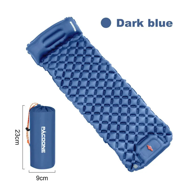 Outdoor Camping Inflatable Mattress – Ultralight Air Mat with Built-In Pump image 6