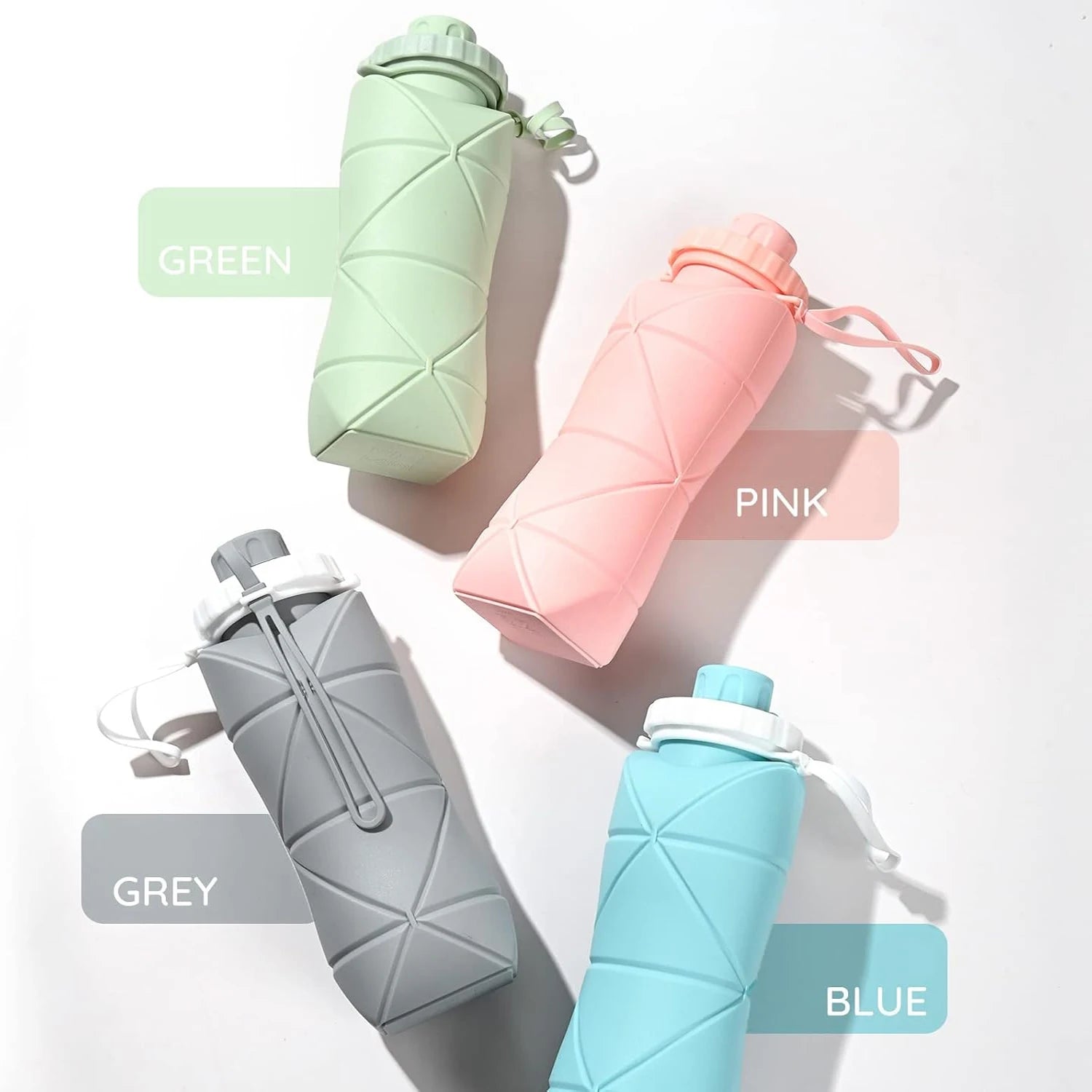 Silicone Collapsible Sports Water Bottles – Perfect for Outdoor Adventures image 4
