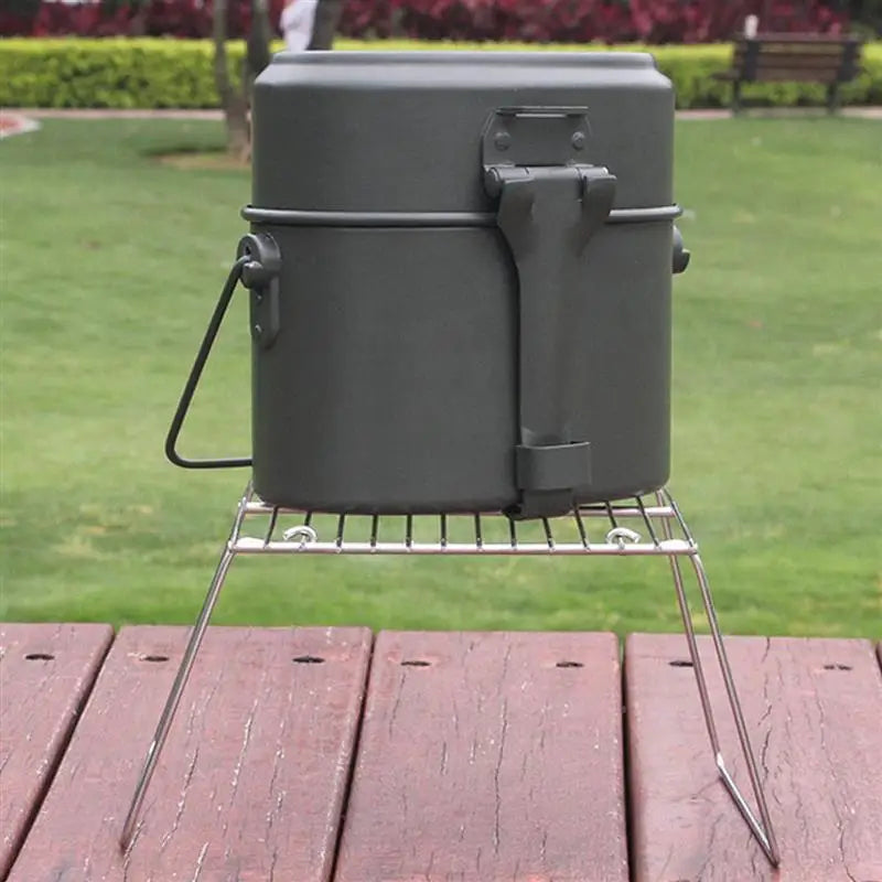 Stainless Steel BBQ Rack – Compact &amp; Portable Grill for Outdoor Adventures image 4