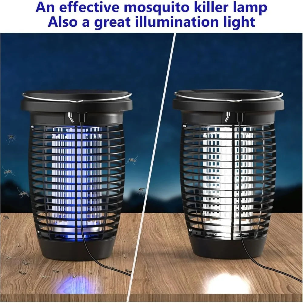 Solar Bug Zapper 2-in-1: Ultimate Mosquito Killer Lamp image 5