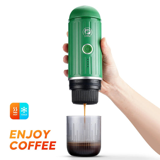 2 in 1 Capsule Powder Travel Coffee Maker – Portable Espresso Machine image 1