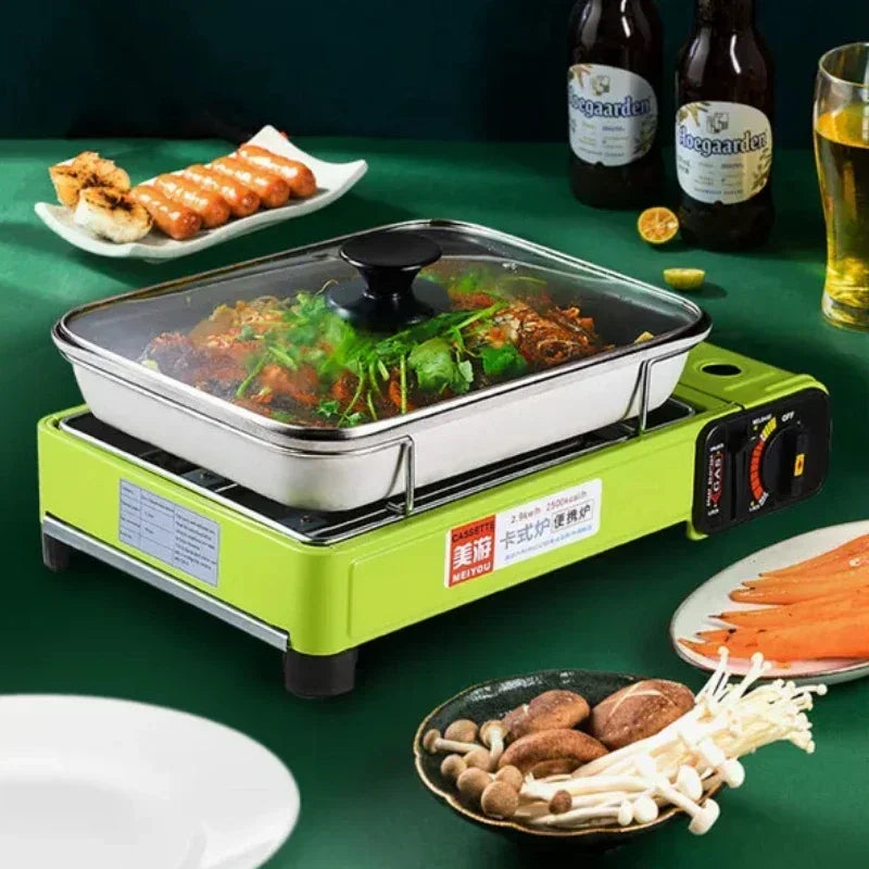 Portable Barbecue Stove – Smokeless Grill &amp; Dual-Purpose Gas Oven image 3