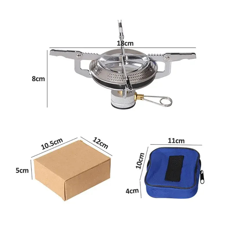 Windproof Camping Gas Stove – Portable and Foldable for Outdoor Adventures image 3