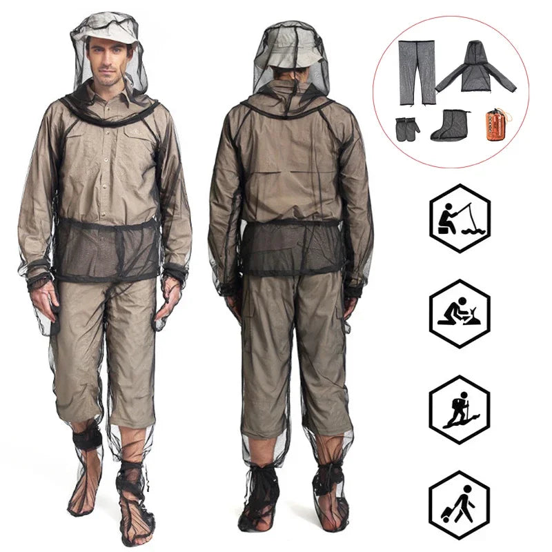 Outdoor Fishing Adventure Insect-Proof Clothing – Stay Protected in Nature image 1