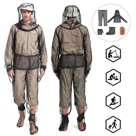 Outdoor Fishing Adventure Insect-Proof Clothing – Stay Protected in Nature image 1