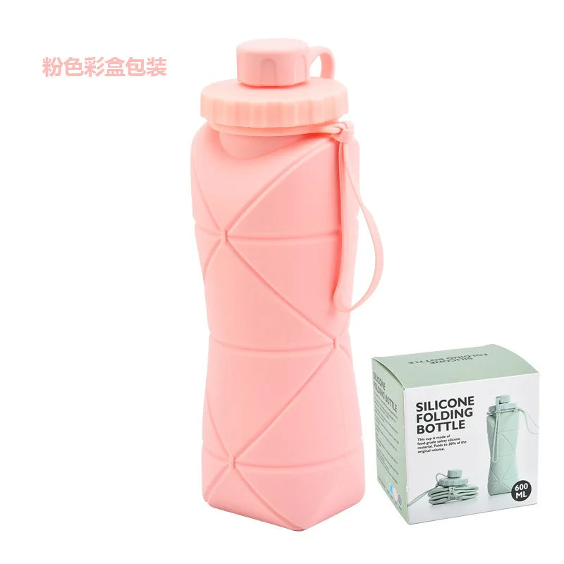 Silicone Collapsible Sports Water Bottles – Perfect for Outdoor Adventures image 7