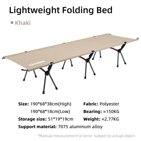 PACOONE Camping Cot – Portable Comfort for Outdoor Adventures image 7