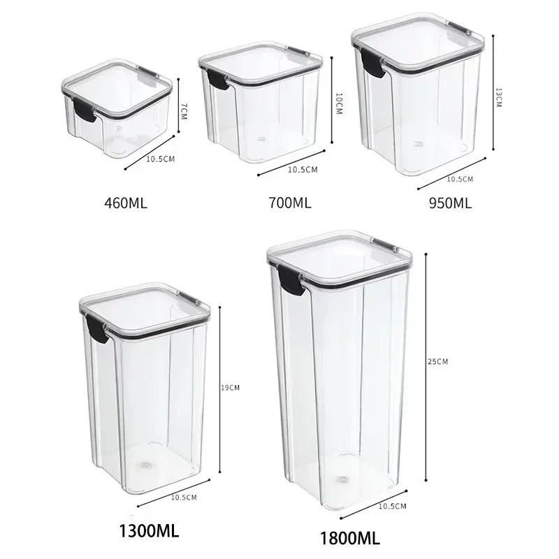 Stackable Plastic Food Storage Containers – Versatile Kitchen Organization image 5