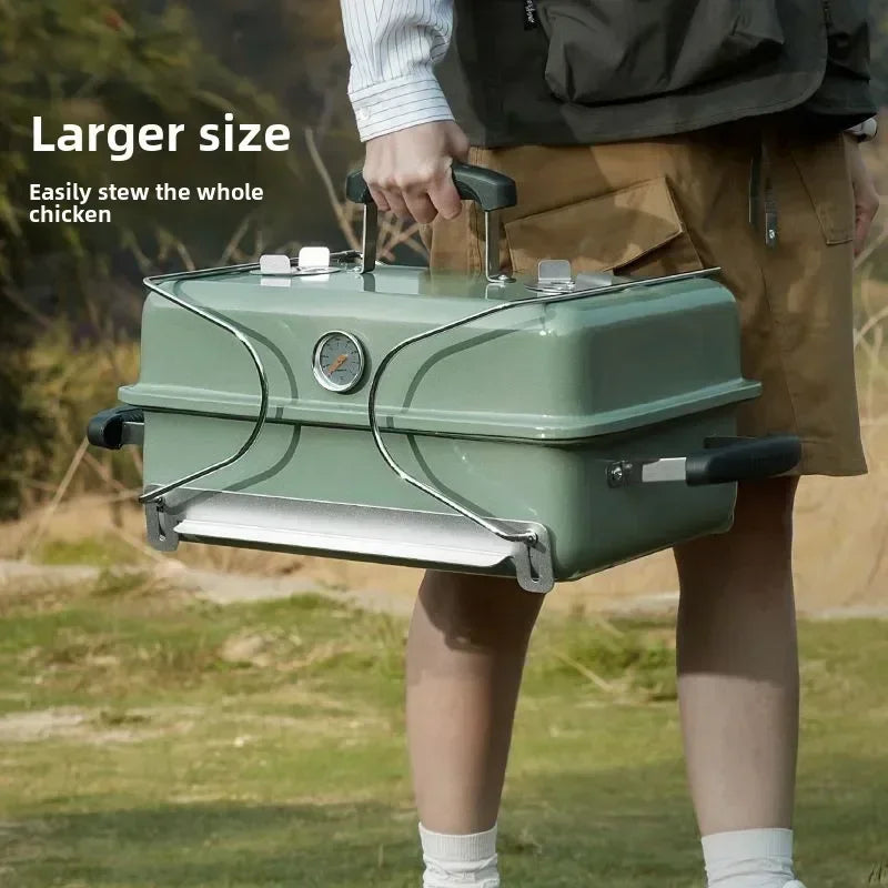 Charcoal Grill – Portable Outdoor BBQ for Camping and Picnics image 0