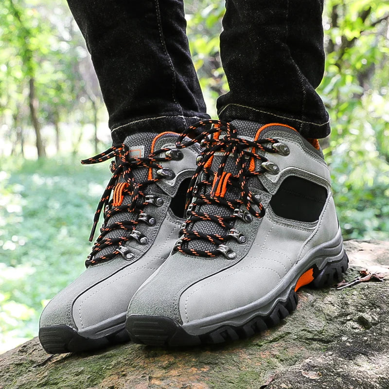 Rugged and Reliable: Men's High Top Outdoor Hiking Boots image 4