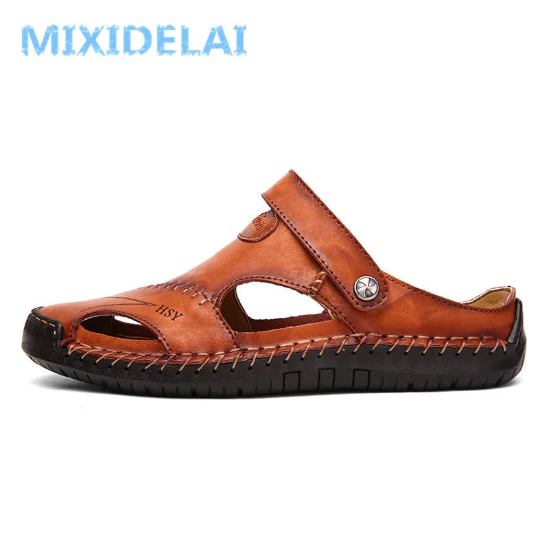 Summer Sandals for Men – Classic Roman Leather Sandals 2024 image 5