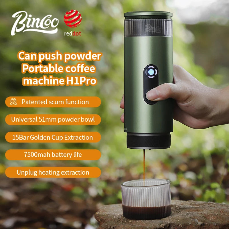 Bincoo Camping Portable Coffee Machine – Electric Wireless Heating for Coffee Lovers image 1