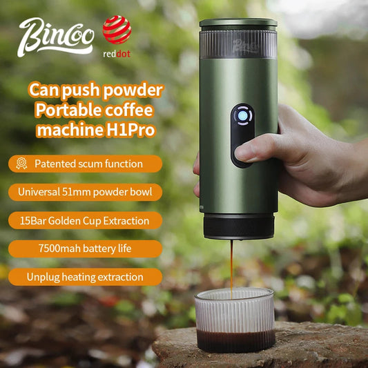 Bincoo Camping Portable Coffee Machine – Electric Wireless Heating for Coffee Lovers image 1