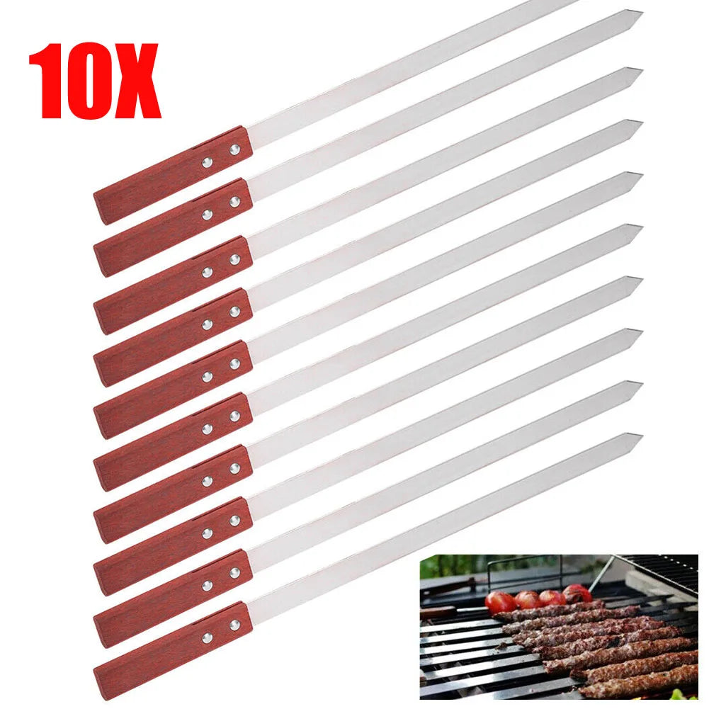 Durable and Stylish BBQ Skewers for Outdoor Grilling Enthusiasts image 0