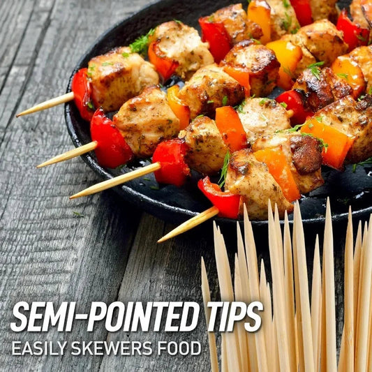 Premium Bamboo Skewer Sticks – Perfect for Parties and Barbecues image 1